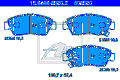 ATE 13046058202    Honda Civic 1.4/1.6 & VT-i & VTEC 91-01/CRX 1.6 92-93