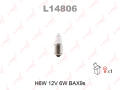 LYNX L14806  H6W 12V 6W BAX9S