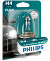 PHILIPS 12342XVB1  H4 12V-60/55W X-treme Vision +100 ( , 1 .)
