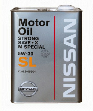 Моторное масло Nissan STRONG SAVE X M Special 5W30 SL 4л