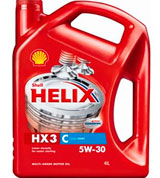 Моторное масло Shell Helix HX3 C 5W-30 4л
