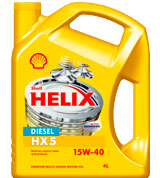 Моторное масло Shell Helix Diesel HX5 4л
