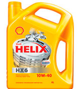 Моторное масло Shell Helix HX6 10W-40 4л