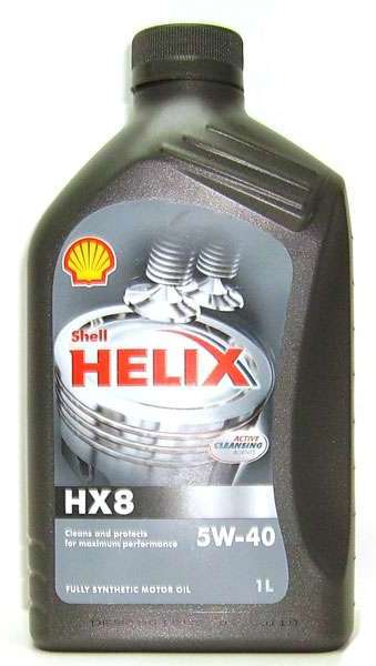 Моторное масло Shell Helix HX8 Synthetic 5W-40 1л