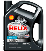 Моторное масло Shell Helix Diesel Ultra 5W-40 4л