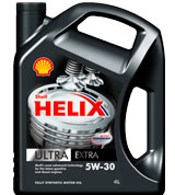 Моторное масло Shell Helix Ultra Extra 5W-30 4л