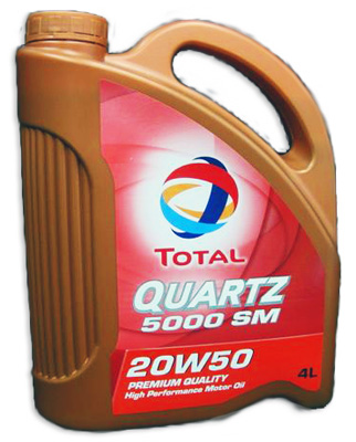   Total Quartz 5000 20W-50 4
