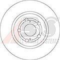 A.B.S. 17510OE Тормозной диск