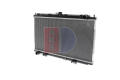 AKS DASIS 070002N Радиатор, охлаждение двигателя