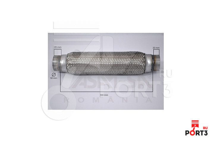 Гофра глушителя Asam 60099