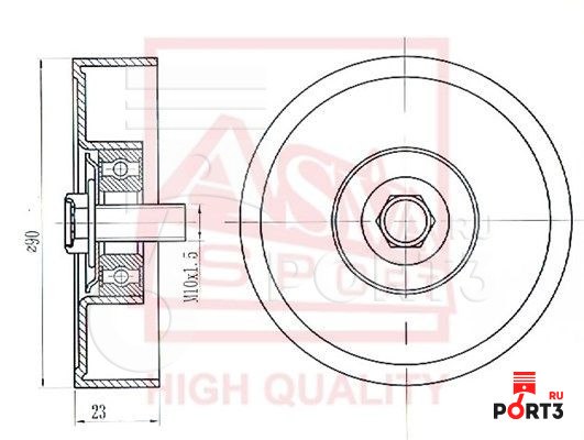 ASVA SZBP001 Натяжной ролик, клиновой ремень