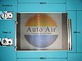 AUTO AIR GLOUCESTER 160050 Конденсатор, кондиционер