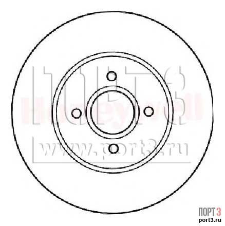 BENDIX 562206B Тормозной диск
