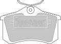 BORG & BECK BBP1512   ,  