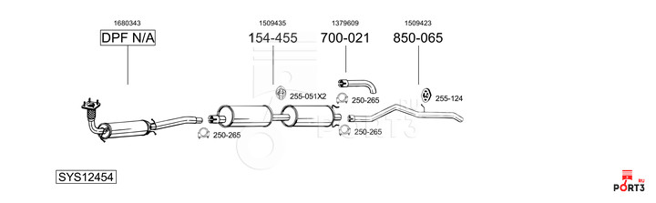 BOSAL SYS12454