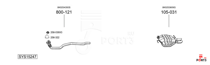 BOSAL SYS15247