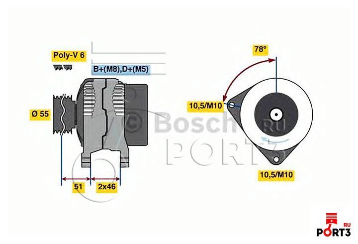 BOSCH 0986080530