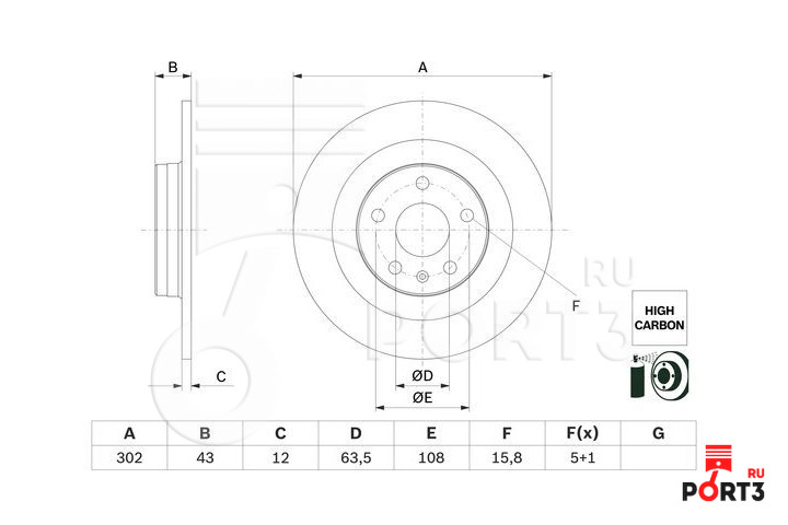 BOSCH 0986479F31