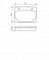 BOSCH 0986494568 Комплект тормозных колодок, дисковый тормоз