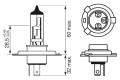 BOSCH 1987301077  H4 60/55W 12V P43t Plus 90