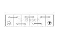 BOSCH 580406074 Аккумулятор, Стартерная аккумуляторная батарея