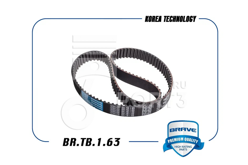 BRTB163 Ремень ГРМ зубчатый BRAVE описание, фото, аналоги