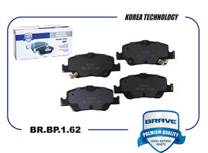 BRAVE BRBP162 Колодки тормозные дисковые