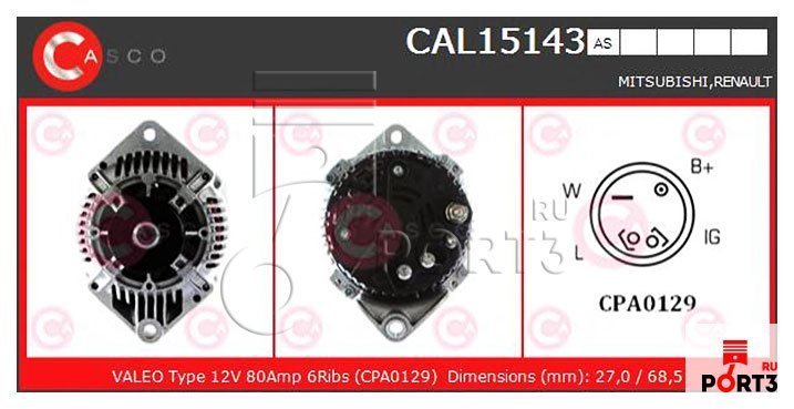 CASCO CAL15143AS