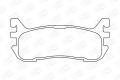 CHAMPION 573373CH Комплект тормозных колодок, дисковый тормоз