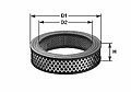 CLEAN FILTERS MA144 Воздушный фильтр