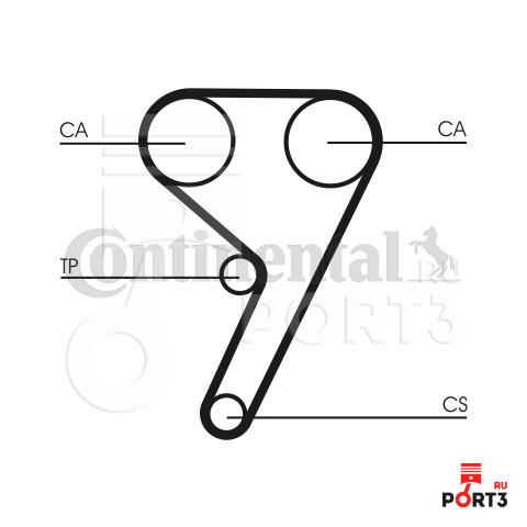 CONTITECH Kit cinghia di distribuzione FORD FIESTA di qualità originale | catalogo online