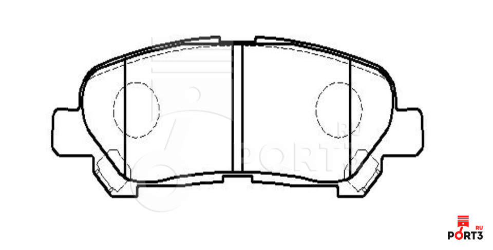 CTR CKT70 Колодки тормозные дисковые