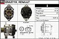 DELCO REMY DRA3719 