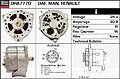 DELCO REMY DRA7770 