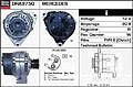 DELCO REMY DRA 9750 Генератор