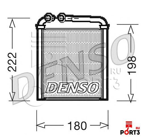 DRR32005 Теплообменник, отопление салона DENSO (Денсо) - описание, фото ...