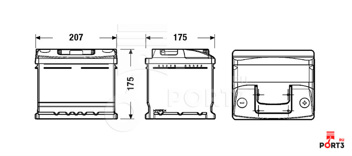 EXIDE EB621