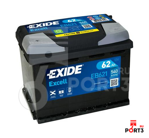 Аккумулятор eb621 exide