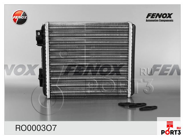 RO0003O7 Теплообменник, отопление салона FENOX - описание, фото, аналоги