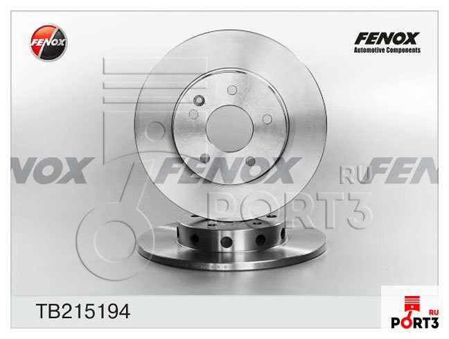 FENOX TB215194 Тормозной диск