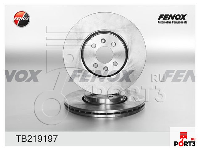 FENOX TB219197 Тормозной диск