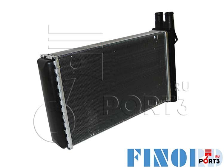 2216. Fn2220 FINORD радиатор отопителя Газель. FINORD радиатор отопителя Газель с уплотнителем. FINORD автозапчасти. FINORD радиатор печки Газель с уплотнителем, съемными штуцерами.