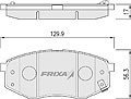 FRIXA FPH25    Hyundai Sonata 10-, Tucson 10-, Kia Sportage 10-