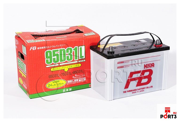 FURUKAWA 95D31R Аккумулятор FB SUPER NOVA 80 А/ч 630А 304х171х225