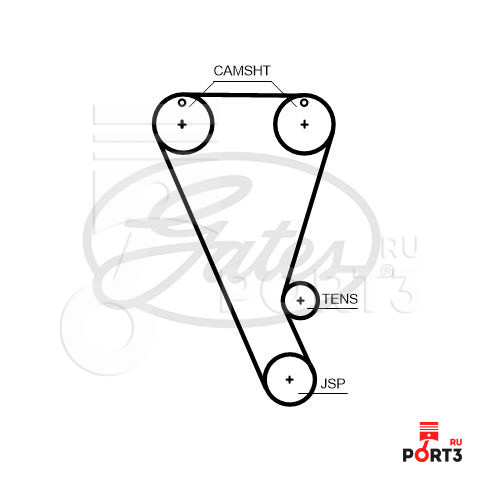 GATES T363HOB