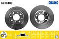 GIRLING 6018103 Тормозной диск
