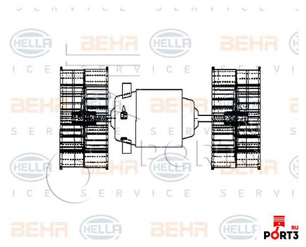 Вентилятор салона MAN L2000