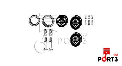 Монтажный комплект, система выпуска Toyota Avensis