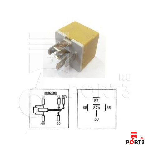 Microrelè Meat & Doria 73232307, Ricambio Originale Per Impianto Elettrico Auto