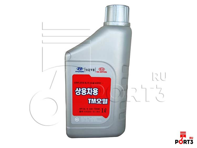 HYUNDAI/KIA 043005L1A0 Масло трансмиссионное Hyundai Gear Oil 75W-90 GL-3/4 1л